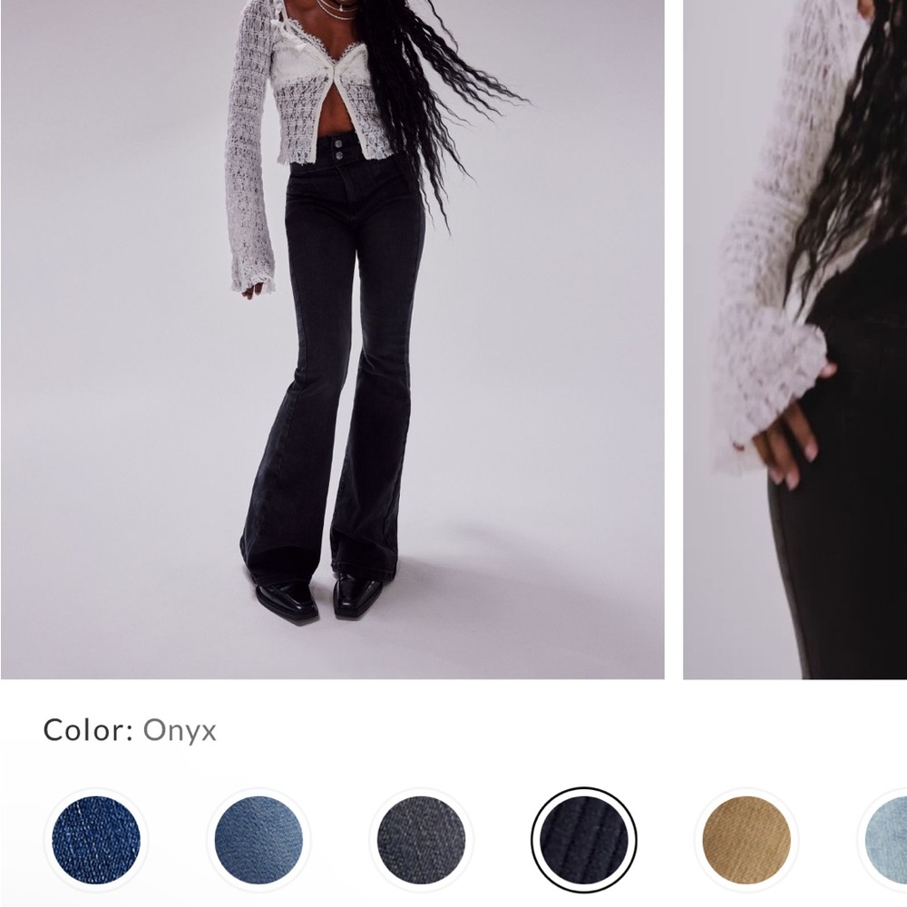 We the free Jayde high waisted flares free people